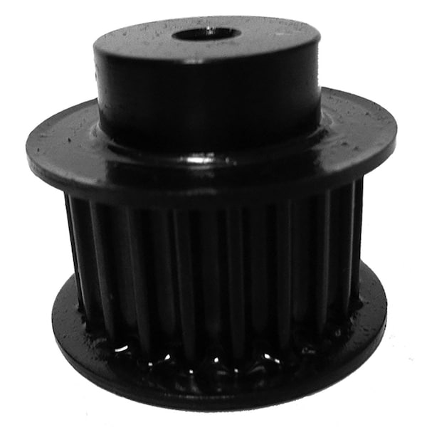 B&B Manufacturing 22-5MX15-6FS3, Timing Pulley, Steel, Black Oxide, 22-5MX15-6FS3 - main